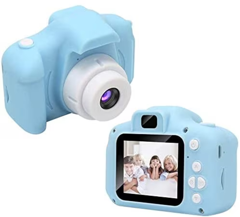 Kids Camera HD 2.0 Inches IPS Screen Video Camera Digital Camera Children Selfie Toy Camera Rechargeable With Hanging Rope Cable Girls Boys Gifts