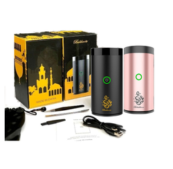 The Mohrim Portable USB Car Incense Electronic Bukhoor Burner - Pink