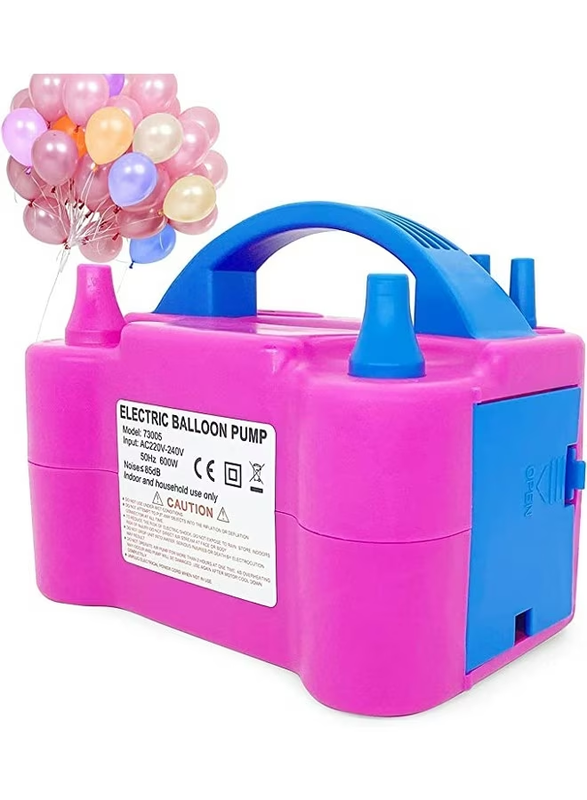 Electric Balloon Pump, Portable Balloons Air Pump For Balloon Arch, Balloon Garland, Party Decorations, Kids Birthday, Baby Shower, Party Supplies & Decorations, Pink