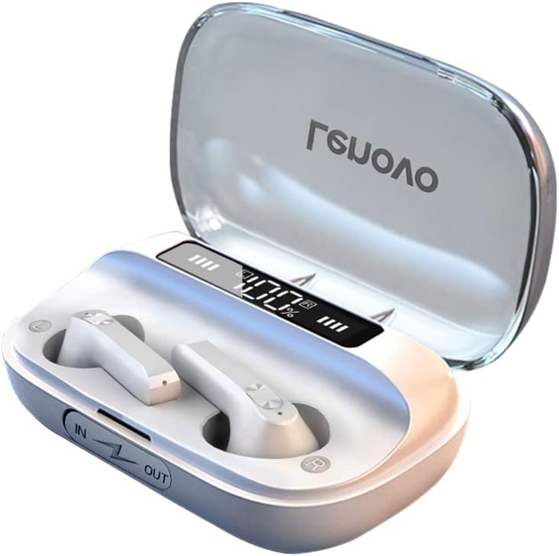 Lenovo QT81 TWS Semi-In-ear Wireless Bluetooth Headphones White
