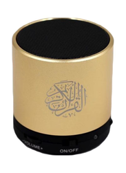 Generic - Remote Control Portable Speaker QS100 Black/Gold