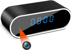 WiFi HD Clock Camera 1080P For Home Security Digital Wireless Night Vision Alarm Vedio Recording
