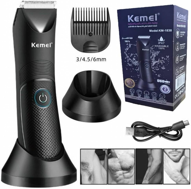 KEMEI Professional Body Hair Trimmer KM-1838