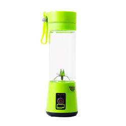 Portable blender usb mixer electric juicer machine smoothie blender 380ml - Green