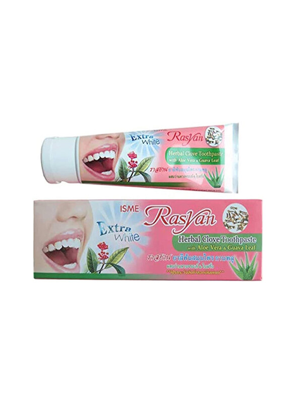 

Isme Rasyan Herbal Clove Toothpaste with Aloe Vera & Guava Leaf, 100gm