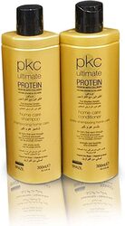 PKC Ultimate Protein Keratin with Collagen Shampoo & Home Care Conditioner, 300ml