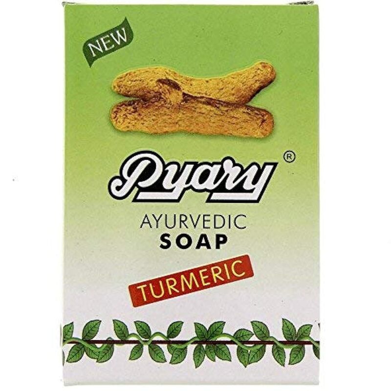 Pyary Ayurvedic Turmeric Soap, Red, 4 x 75gm