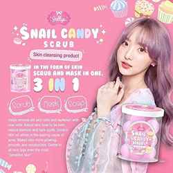 Jelly's 3-in-1 Snail Candy Scrub, 300gm