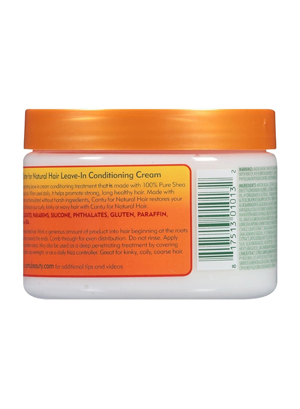 Cantu Natural Hair Leave-in Conditioner Cream Set for Damaged Hair, 3 x 340gm