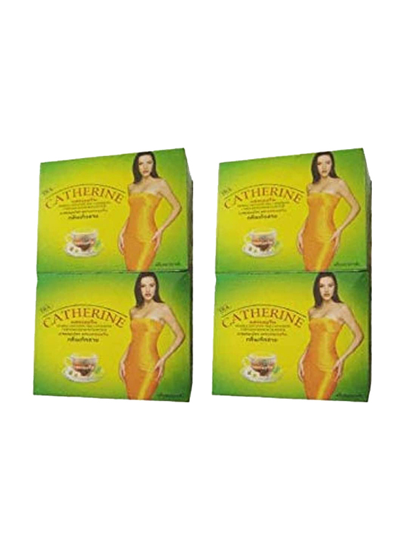 Catherine Thai Natural Herbal Infusion Chrysanthemum Flavour Detox Loss Weight Tea Bags, 48 Pieces