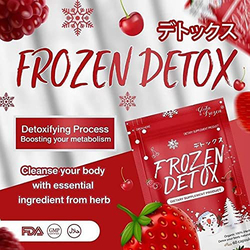 FrOzen Collagen Gluta Detox Dietary Skin Whitening Supplements, 60 Capsules