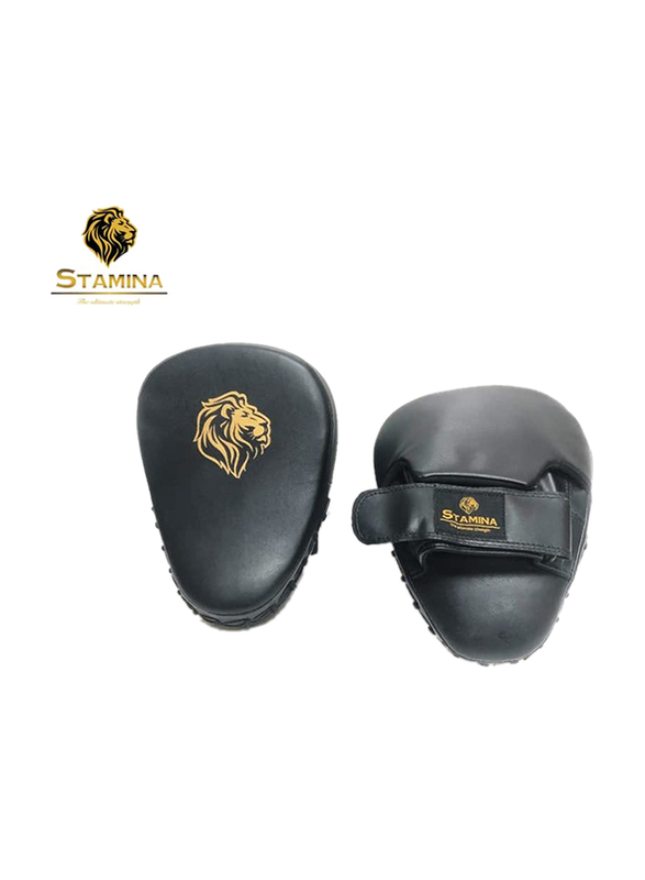 Stamina The Ultimate Strength Stamina Focus Boxing Mitts, Black