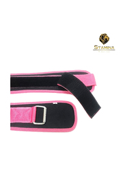 Stamina The Ultimate Strength Self-Locking Weight Lifting Belt, Pink, Large