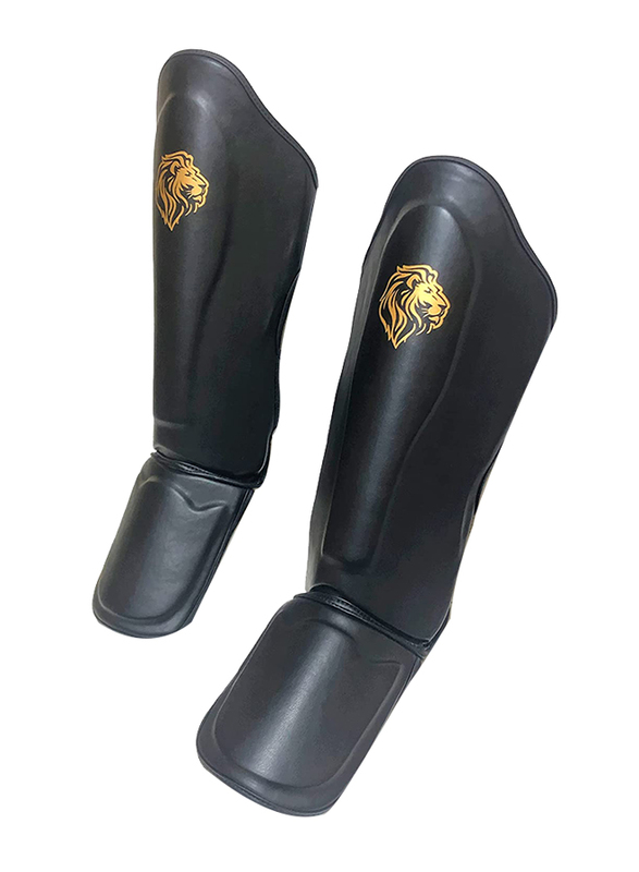 Stamina The Ultimate Strength Standup Shin Guards, Large, Black