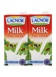 Lacnor Essentials Full Cream Milk, 4 x 1 Liter