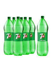7UP Carbonated Soft Drink Plastic Bottle, 6 Bottle x 2.28 Liters