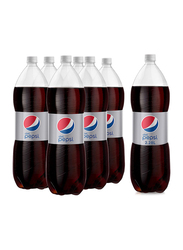 Pepsi Diet Soft Drink Plastic Bottle, 6 x 2.28 Liter