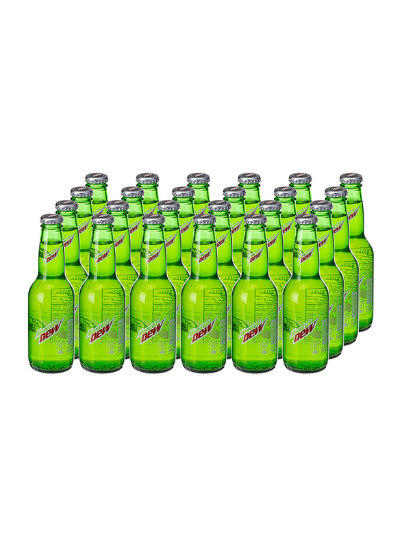 Mountain Dew Soft Drink Glass Bottle, 24 x 250ml