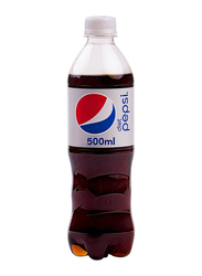 Pepsi Diet Soft Drink Plastic Bottle, 12 x 500ml