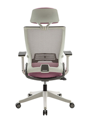 Navodesk Kiko Premium Ergonomic Design Office & Computer Chair, Pink/White