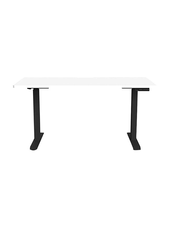 

Navodesk Height Adjustable Computer Work & Gaming Desk, White/Black