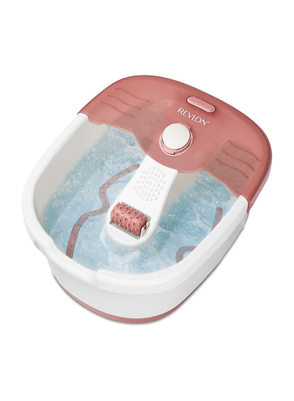 Revlon Pediprep Foot Spa with Nailcare Set, Red/White