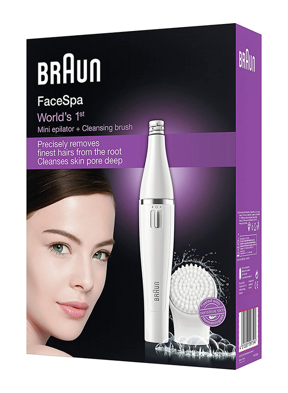 Braun Face 810 Facial Epilator, White