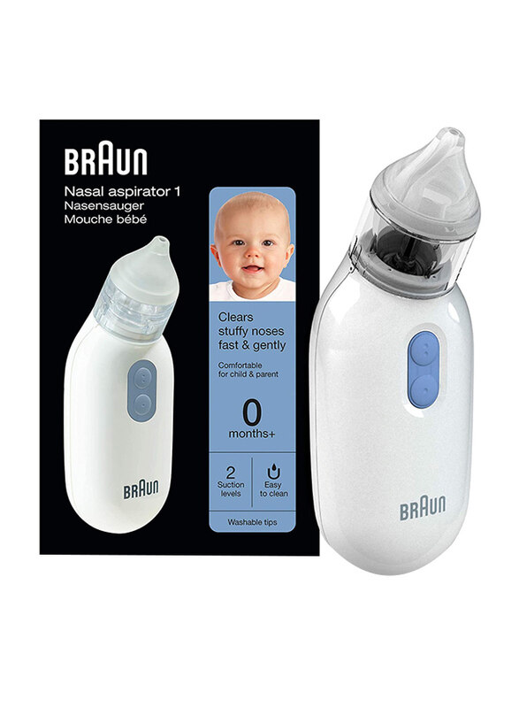 

Braun Electric Nasal Aspirator 1 for Babies, BNA100EU, White