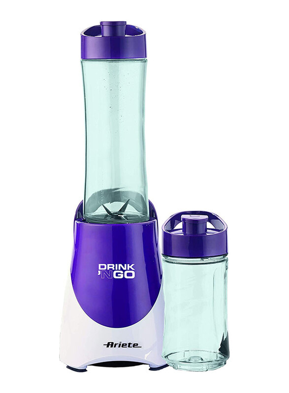 

Ariete Drink N Go Blender with 2 Jars, 300W, 56303, Purple