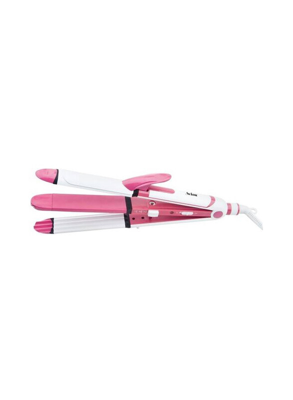 

Avion 3 In 1 Hair Styler, Pink/White