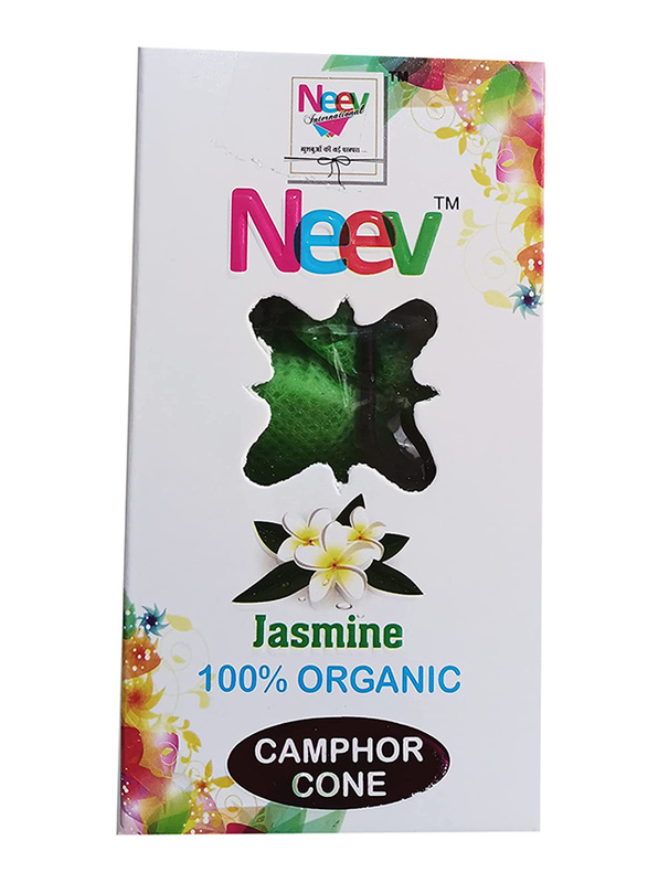 Neev Jasmine, Lemon & Lavender Camphor Cone, 3 Piece