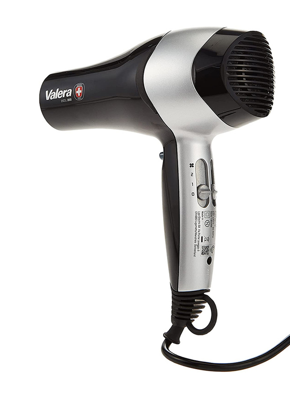 Valera Hair Dryer Excel 1800 with Wall Holder, Swiss, 561.19, Black