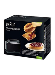Braun Multiquick 3 Toaster, HT 450, Black