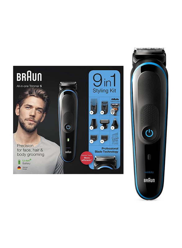 

Braun 9 In1 Multi Stylers, MGK5280, Black/Blue