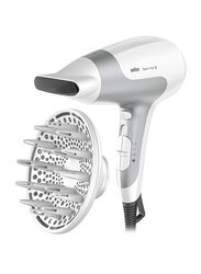 Braun Satin Hair 5 Power Perfect Hair Dryer, HD585, White