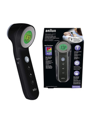 Braun 3-in-1 No Touch + Touch Thermometer, BNT400B, Black
