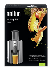 Braun Multiquick 7 Juicer, 1000W, J 700, Silver