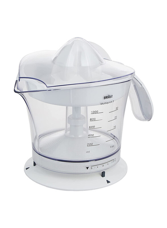 

Braun Multiquick 3 Citrus Juicer, 20W, MPZ 9, White