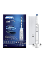 Oral B Genius X Electric Toothbrush with Artificial Intelligence, White