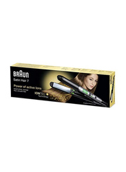 Braun Satin Hair 7 Hair Straightener, ST710, Black