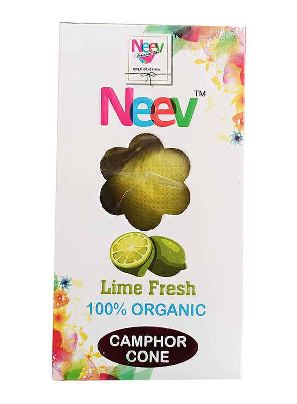 Neev Jasmine, Lemon & Lavender Camphor Cone, 3 Piece