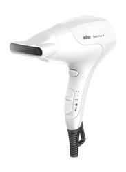 Braun Satin Hair 1 Hair Dryer, 1800W, HD180, White