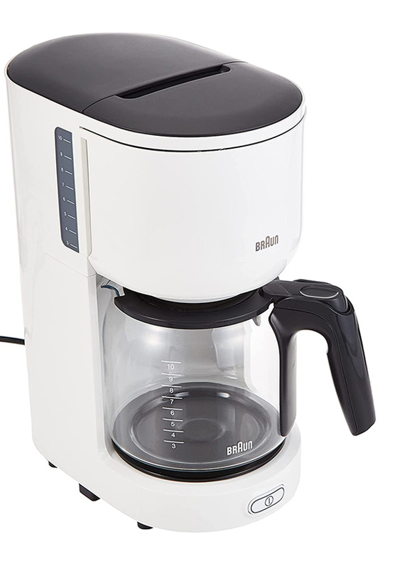 Braun PurEase Coffee Maker, 1000W, KF 3100, White