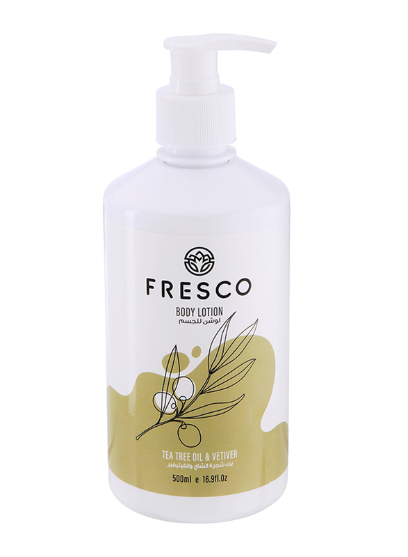 Fresco Tea Tree Oil & Vetiver Body Lotion, 500ml