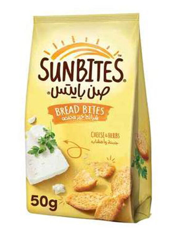 

Sunbites Cheese and Herbs Bread Bites, 50 g