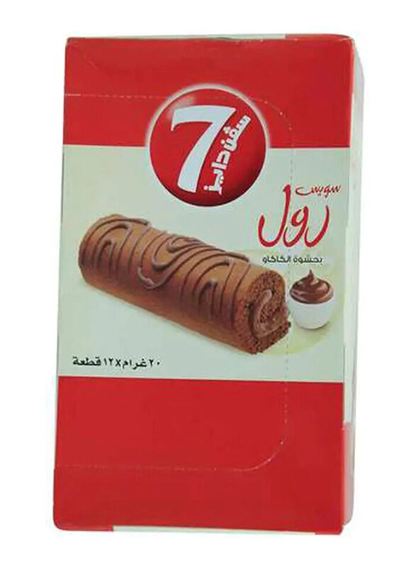 

7-Days 7 Days Mini Swiss Roll With Chocolate Filling 12 pcs x 20 g