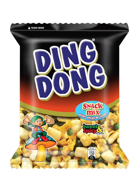 

Ding Dong Snacks Mix With Chips & Curls Sweet & Spicy100 G