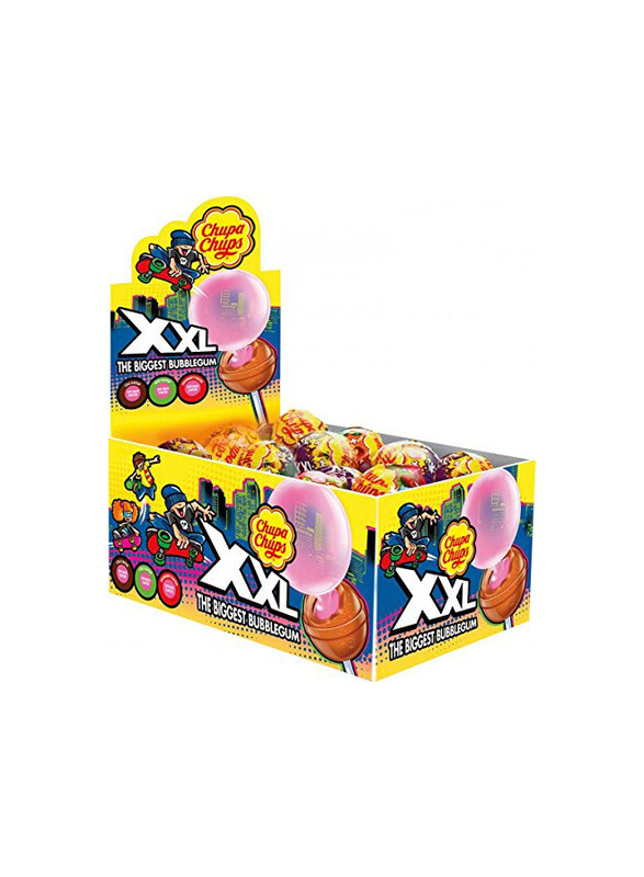 

Chupa Chups XXL Strawberry Lollipop Bubble Gum 29G