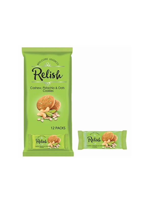 

Relish Cashew Pistachio & Oats Cookies 42 g