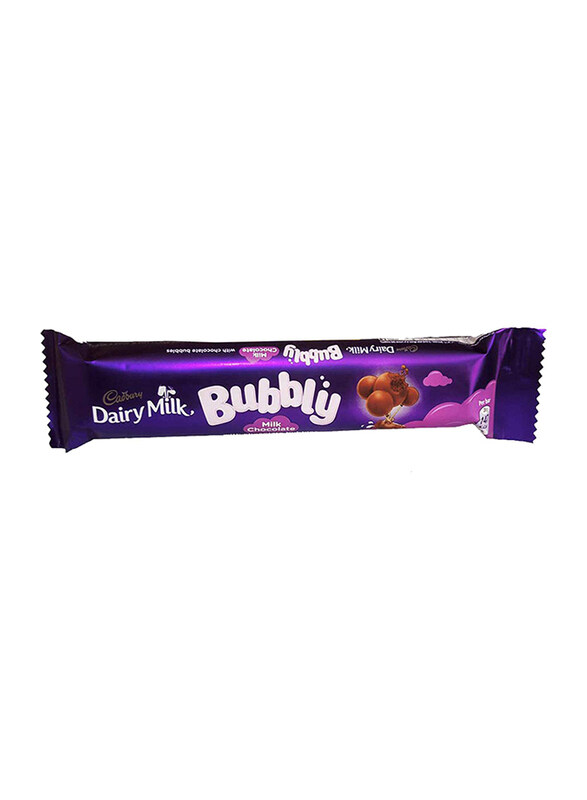

Cadbury Dairy Milk Bubbly Chocolate Bar, 28g Mega Promo